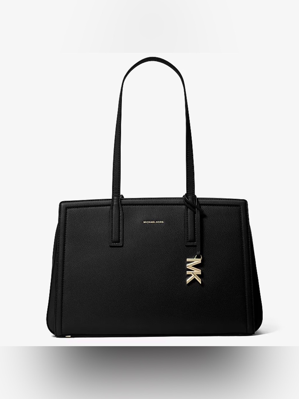 Michael Kors Laila NWT Black Leather Tote